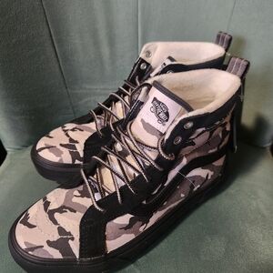 Vans High-Top Camouflage Sneakers
